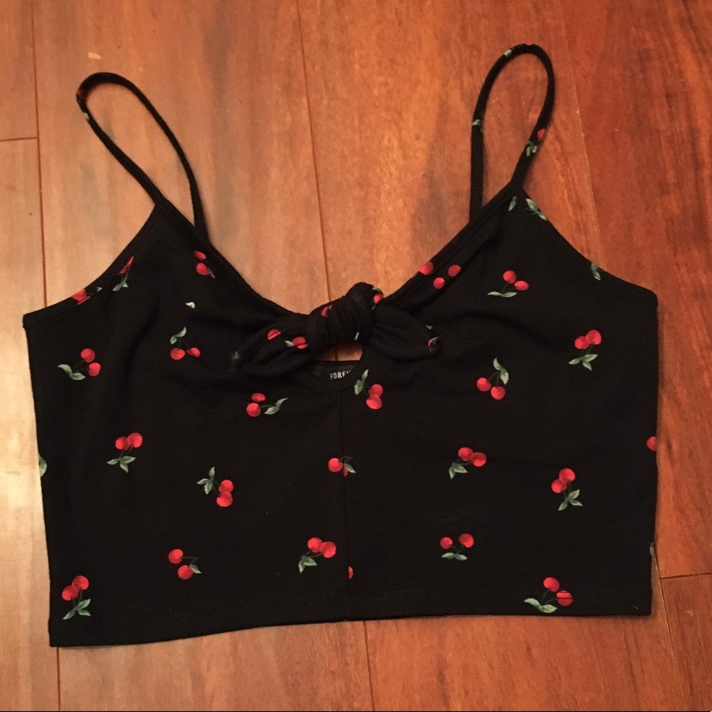 Cherry Crop Top